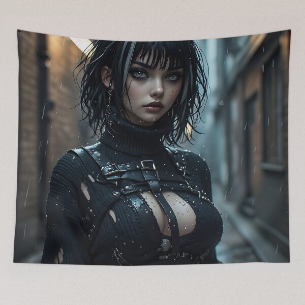 Item preview, Gothic Dark Fantasy Anime Woman Hot Goth Girl designed and sold by Your New Fixation.