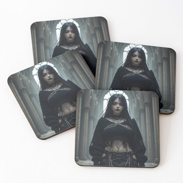 Item preview, Gothic Dark Fantasy Anime Woman Hot Goth Girl designed and sold by Your New Fixation.