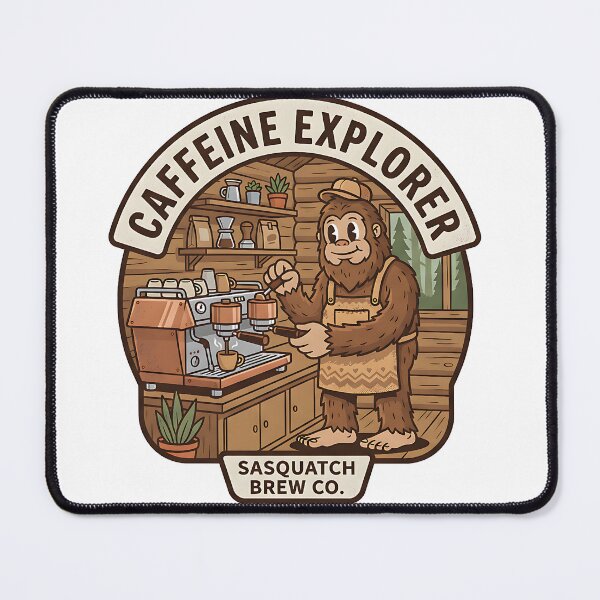 Item preview, Sasquatch Brew Coffee Caffeine Explorer designed and sold by CRMediaGroup.