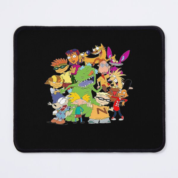 Item preview, Nineties Cartoon Characters Mashup Nostalgia Childhood Animation Show designed and sold by YasikaSilks.