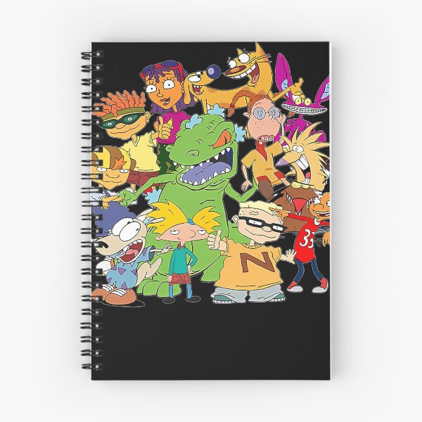 Item preview, Nineties Cartoon Characters Mashup Nostalgia Childhood Animation Show designed and sold by YasikaSilks.