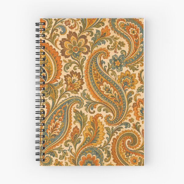 Item preview, Vintage Paisley Floral Pattern Bohemian Textile Inspired Print designed and sold by PinUpPizzazz.