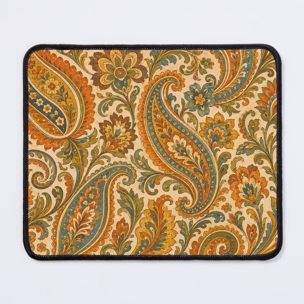 Item preview, Vintage Paisley Floral Pattern Bohemian Textile Inspired Print designed and sold by PinUpPizzazz.