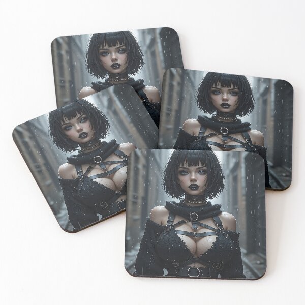 Item preview, Gothic Dark Fantasy Anime Woman Hot Goth Girl designed and sold by Your New Fixation.