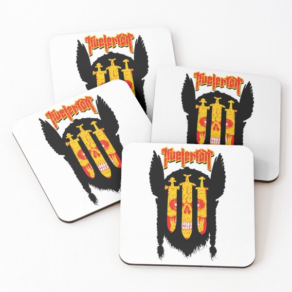 Item preview, Three Yellow Swords With Scary Skulls  designed and sold by YasikaSilks.
