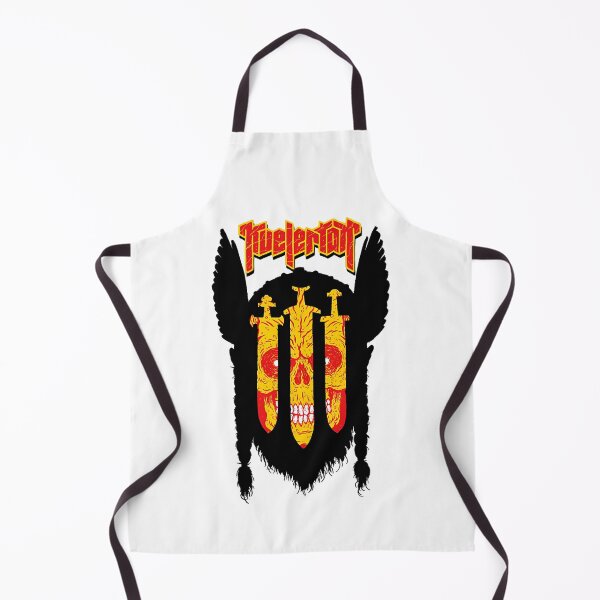 Item preview, Three Yellow Swords With Scary Skulls designed and sold by YasikaSilks.