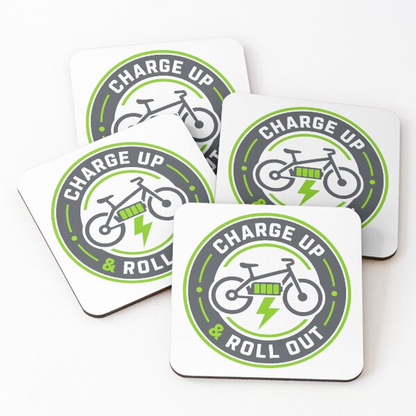 Item preview, Charge Up & Roll Out Electric Bike Lifestyle Shirt designed and sold by OMNITeeSigns.