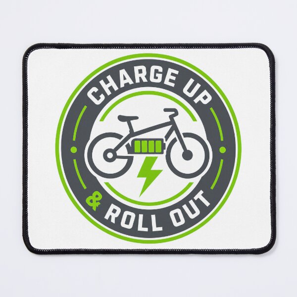 Item preview, Charge Up & Roll Out Electric Bike Lifestyle Shirt designed and sold by OMNITeeSigns.