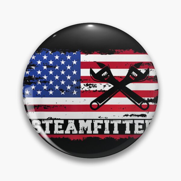 Item preview, Pipefitter American Flag designed and sold by goombi-creative.