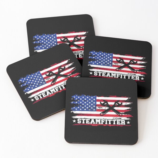 Item preview, Pipefitter American Flag designed and sold by goombi-creative.