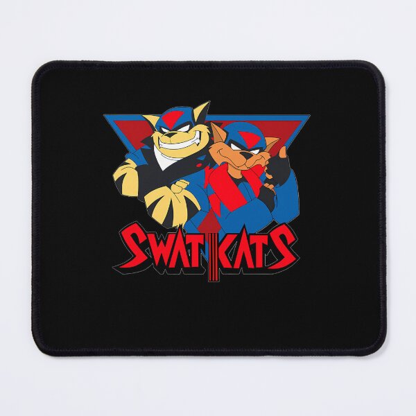 Item preview, Two Blue Super Fighter Cats Team In Action Adventure Squadron designed and sold by YasikaSilks.