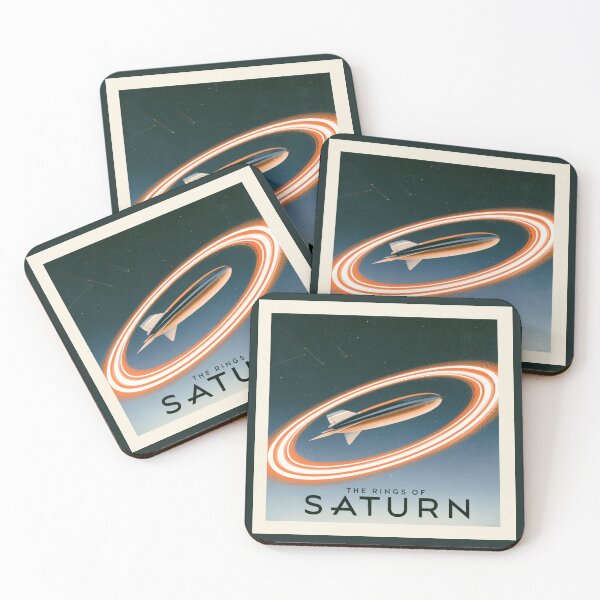 Item preview,  Vintage Saturn Cosmic Sci-Fi Travel Poster designed and sold by Artmugic.
