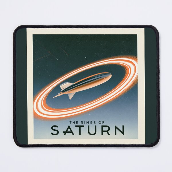Item preview,  Vintage Saturn Cosmic Sci-Fi Travel Poster designed and sold by Artmugic.
