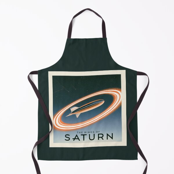 Item preview, Vintage Saturn Cosmic Sci-Fi Travel Poster designed and sold by Artmugic.