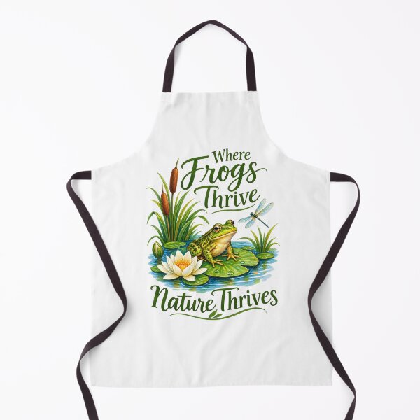 Item preview, Where Frogs Thrive Nature Thrives Frog Pond Art designed and sold by Penbrook Farms.