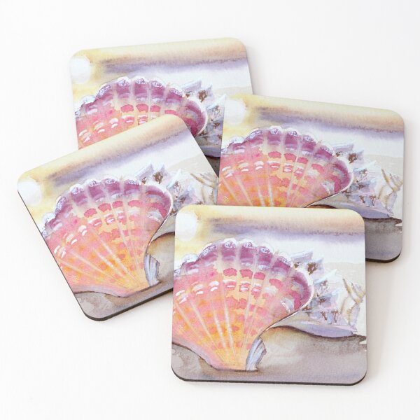 Item preview, Pink Seashell Sunset designed and sold by Believe-Design.