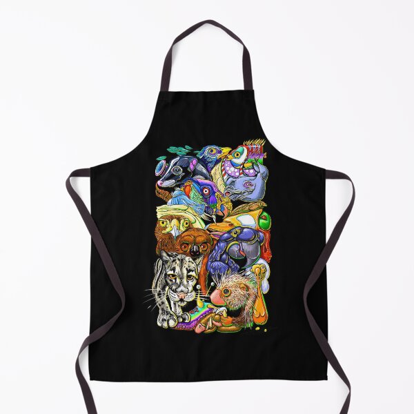 Item preview, Kelseys Critters Colorful Wild Animals Collage Jungle Zoo designed and sold by PrintDarling.