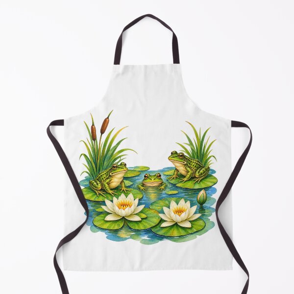 Item preview, Frogs in a Water Lily Pond designed and sold by Penbrook Farms.