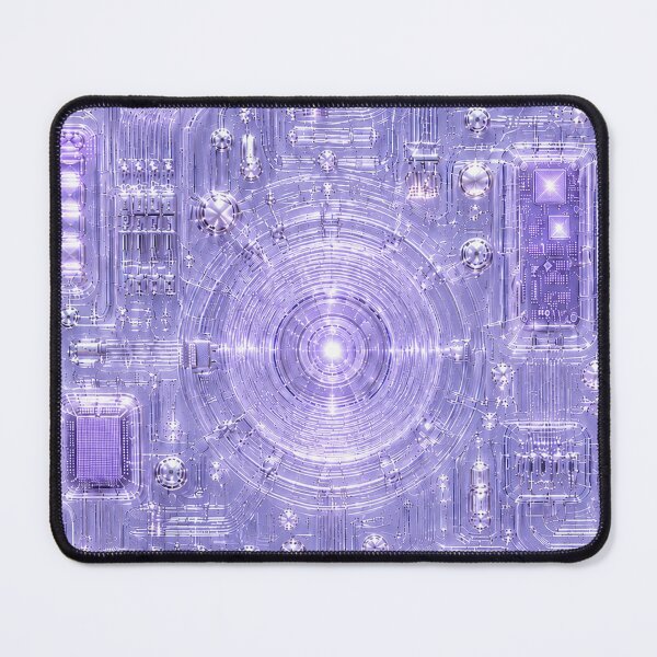 Item preview, Ice Purple Circuit Board Electronics Pattern Y2K designed and sold by PixelPanduh.