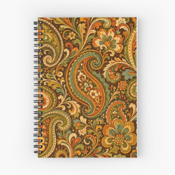 Item preview, Vintage Paisley Floral Pattern Bohemian Textile Inspired Print designed and sold by PinUpPizzazz.