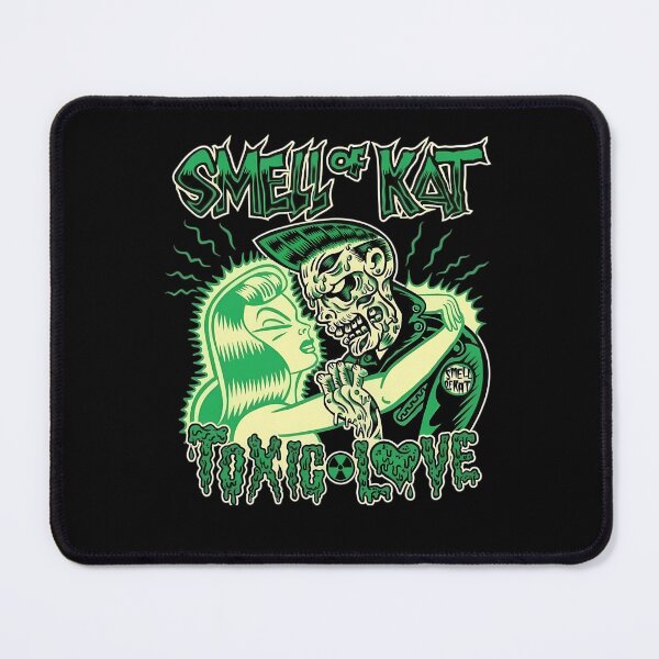 Item preview, Smell Of Kat Toxic Love Zombie Couple Green Glow designed and sold by PrintDarling.