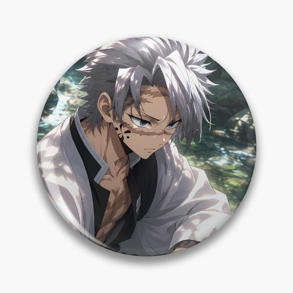 Item preview, Sanemi Shinazugawa Demon Slayer Forest Stream Reflection designed and sold by Dashsopaner.