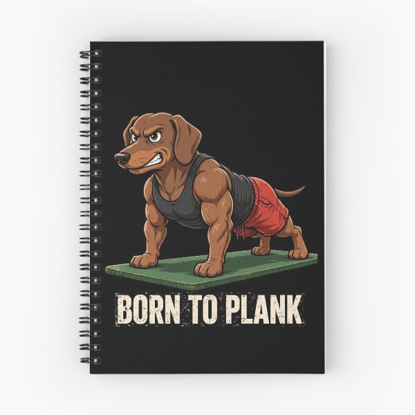 Item preview,  Funny Muscular Dachshund Plank Gym Shirt - Born To Plank  designed and sold by TeeMint5.
