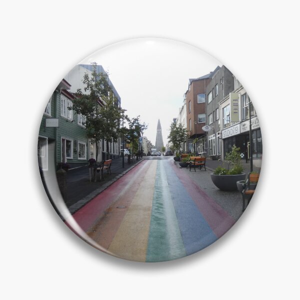 Item preview, Rainbow Street in Reykjavík Iceland designed and sold by shorethings.