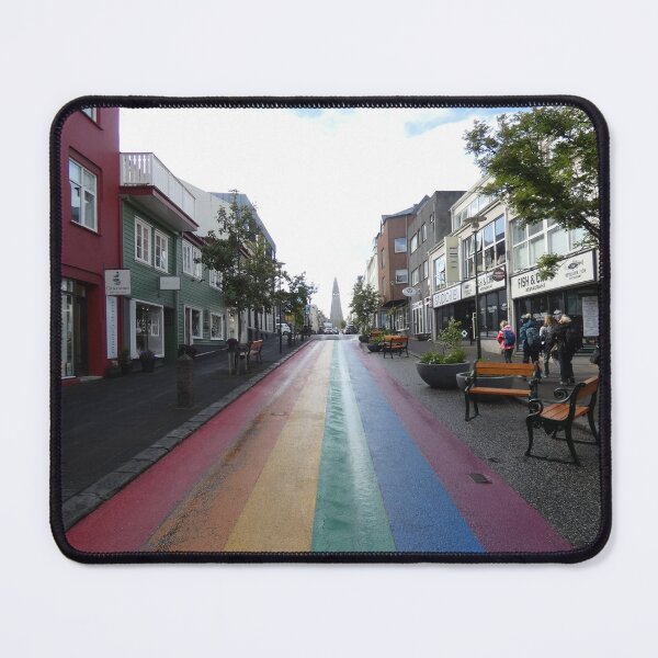 Item preview, Rainbow Street in Reykjavík Iceland designed and sold by shorethings.
