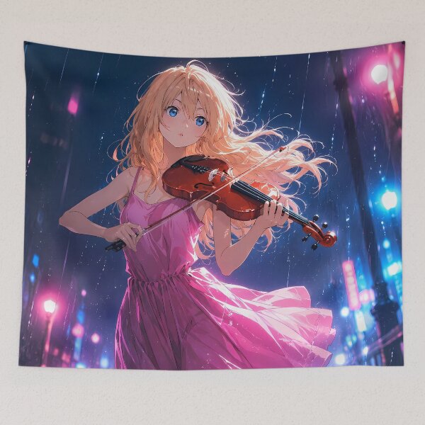 Item preview, Kaori Miyazono Your Lie in April Neon Rain Violin designed and sold by Dashsopaner.