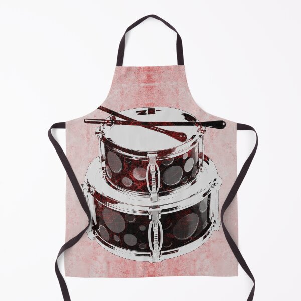 Item preview, Red Retro Polka Dot Toy Drum Set Drumsticks designed and sold by Ghoul Enterprises.