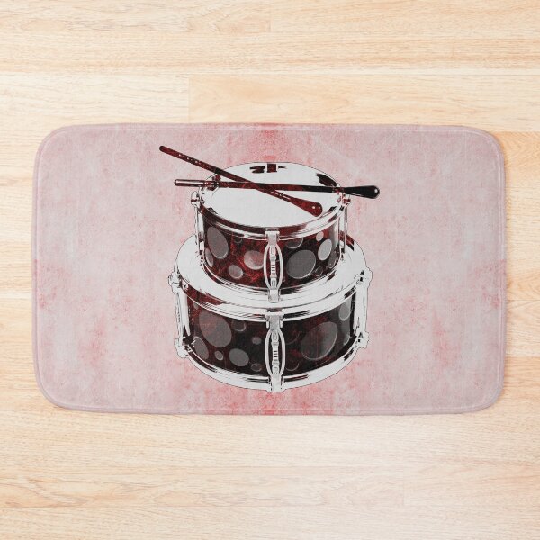 Item preview, Red Retro Polka Dot Toy Drum Set Drumsticks designed and sold by Ghoul Enterprises.
