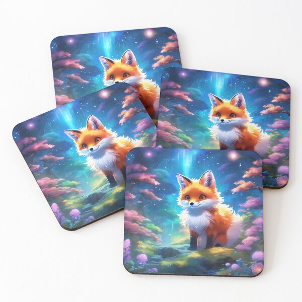 Item preview, Little Celestial Fox of the Enchanted Forest designed and sold by SolenLumens.
