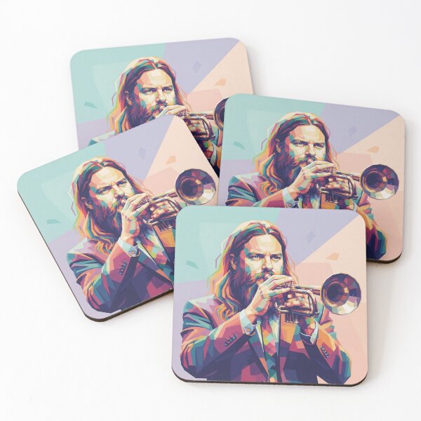 Item preview, Trumpet Player pop art designed and sold by onebystudio.