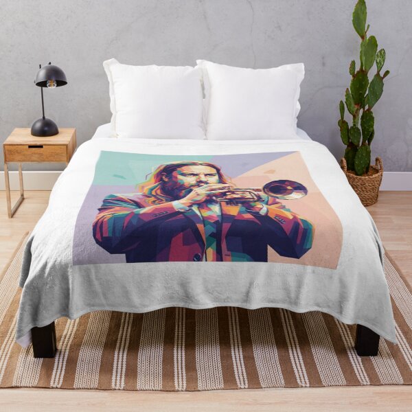 Item preview, Trumpet Player pop art designed and sold by onebystudio.