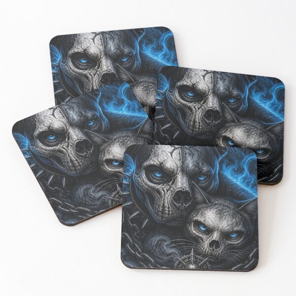 Item preview, Skeleton Dog and Cat  designed and sold by Ricewantstea.