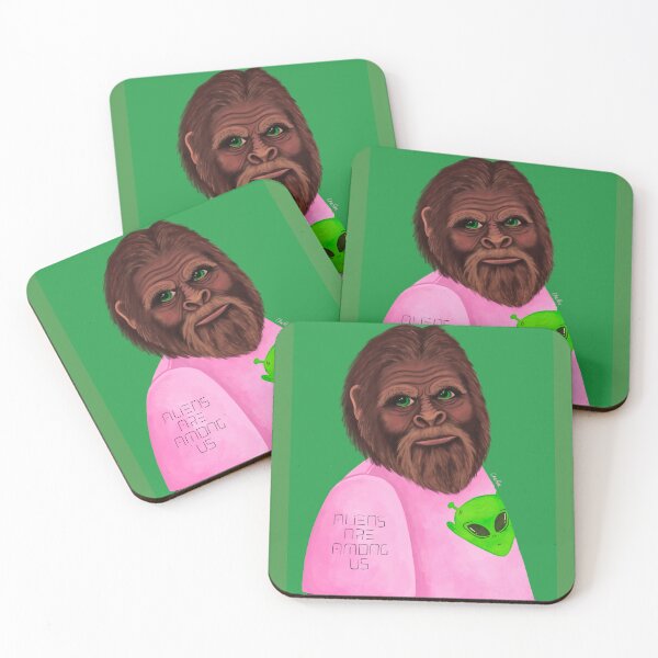 Item preview, Bigfoot Cryptid Aliens designed and sold by Chelseigh Rae Artistry.