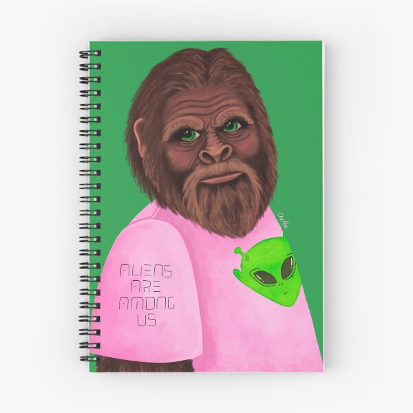 Item preview, Bigfoot Cryptid Aliens designed and sold by Chelseigh Rae Artistry.