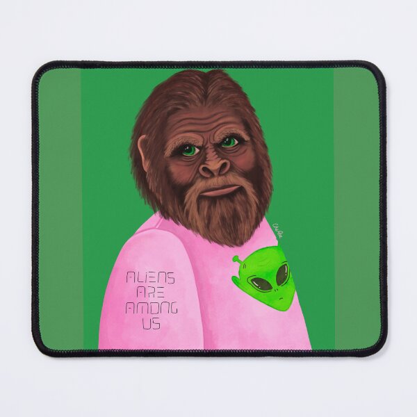Item preview, Bigfoot Cryptid Aliens designed and sold by Chelseigh Rae Artistry.