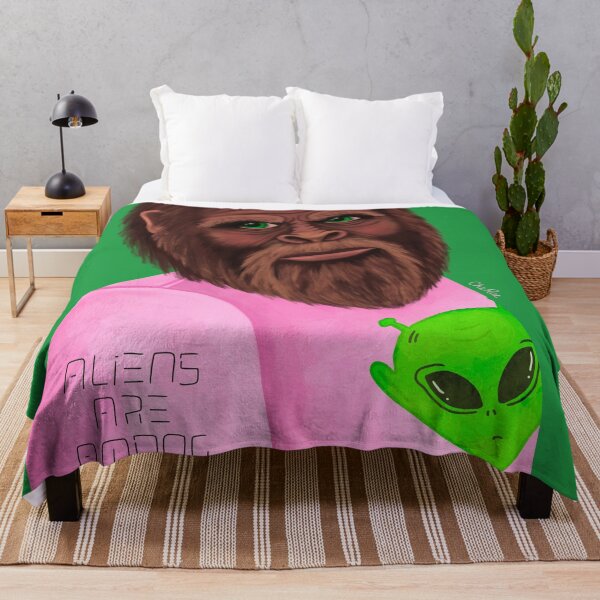 Item preview, Bigfoot Cryptid Aliens designed and sold by Chelseigh Rae Artistry.