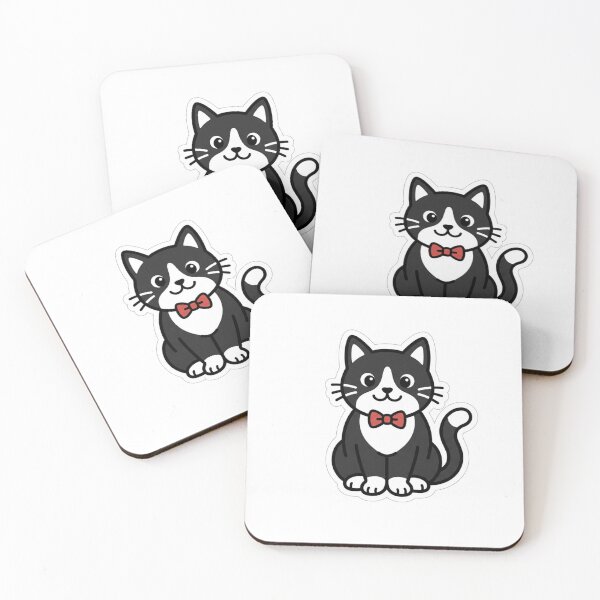 Item preview, Fancy Tuxedo Cat Bow Tie Sophisticated Cat designed and sold by NeonNerd Studio.