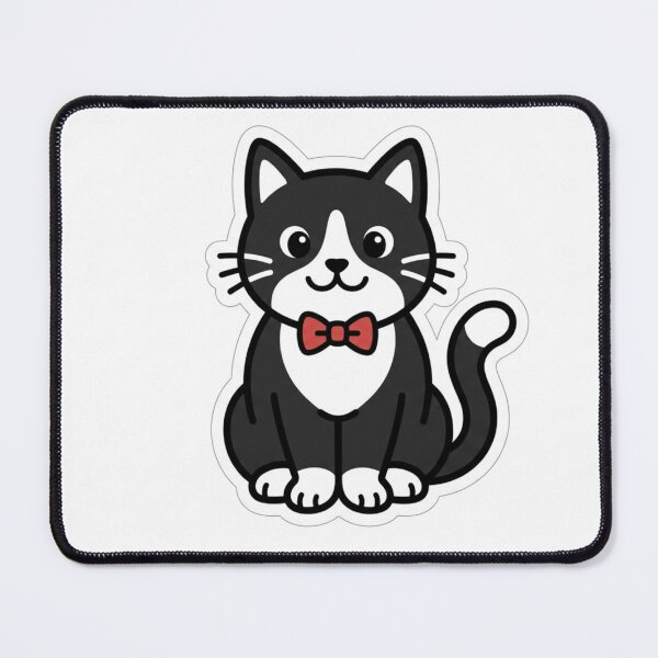 Item preview, Fancy Tuxedo Cat Bow Tie Sophisticated Cat designed and sold by NeonNerd Studio.