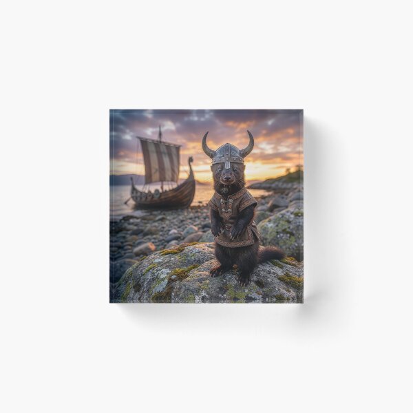 Aperçu de l'œuvre Le Viking de sable atteint le rivage créée et vendue par Tridentulus.