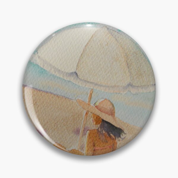 Item preview, Girl on the beach under an umbrella designed and sold by Believe-Design.