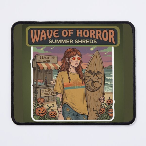 Item preview, Kool Retro 70's Halloween Surf Girl designed and sold by aliyeus.