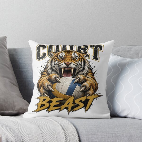 Item preview, Court Beast Volleyball Tiger  designed and sold by redblink store.