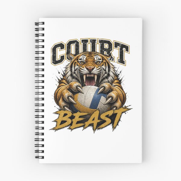 Item preview, Court Beast Volleyball Tiger  designed and sold by redblink store.