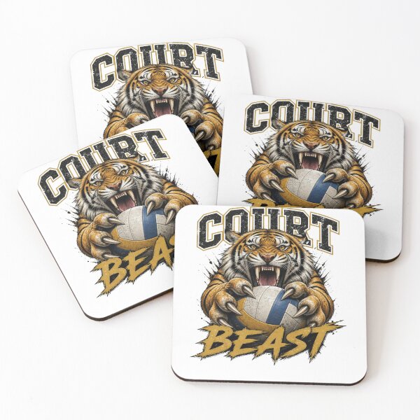 Item preview, Court Beast Volleyball Tiger  designed and sold by redblink store.