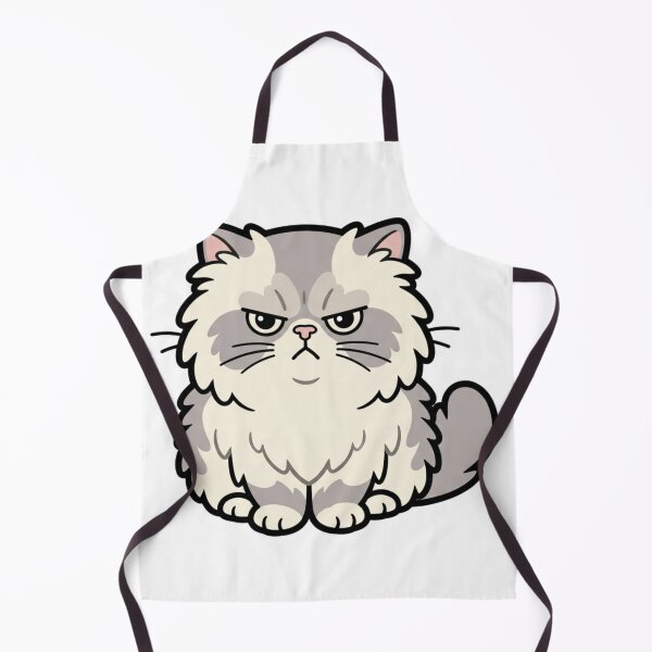 Item preview, Grumpy Flat-Faced Persian Cat Annoyed Fluffy designed and sold by NeonNerd Studio.