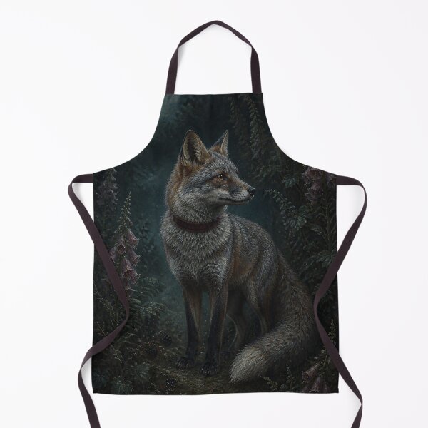 Item preview, Silver Fox with Foxglove and Ivy designed and sold by The-Art-of-D.